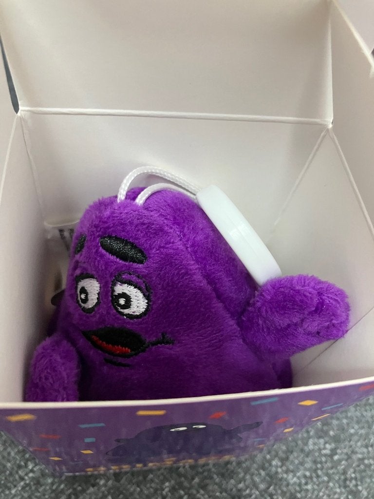 Mcdonalds Grimace sleutelhanger, Ophalen of Verzenden, Nieuw, Overige typen