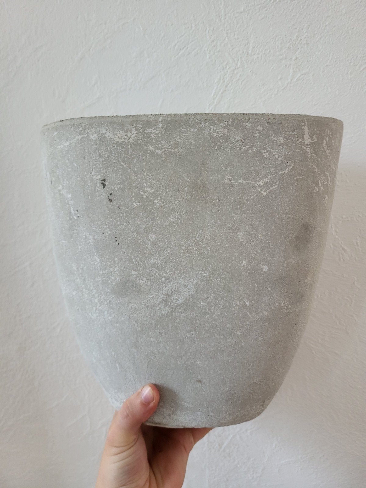 Stijlvolle betonnen bloempot, Ophalen, Overige vormen, Beton, Binnen