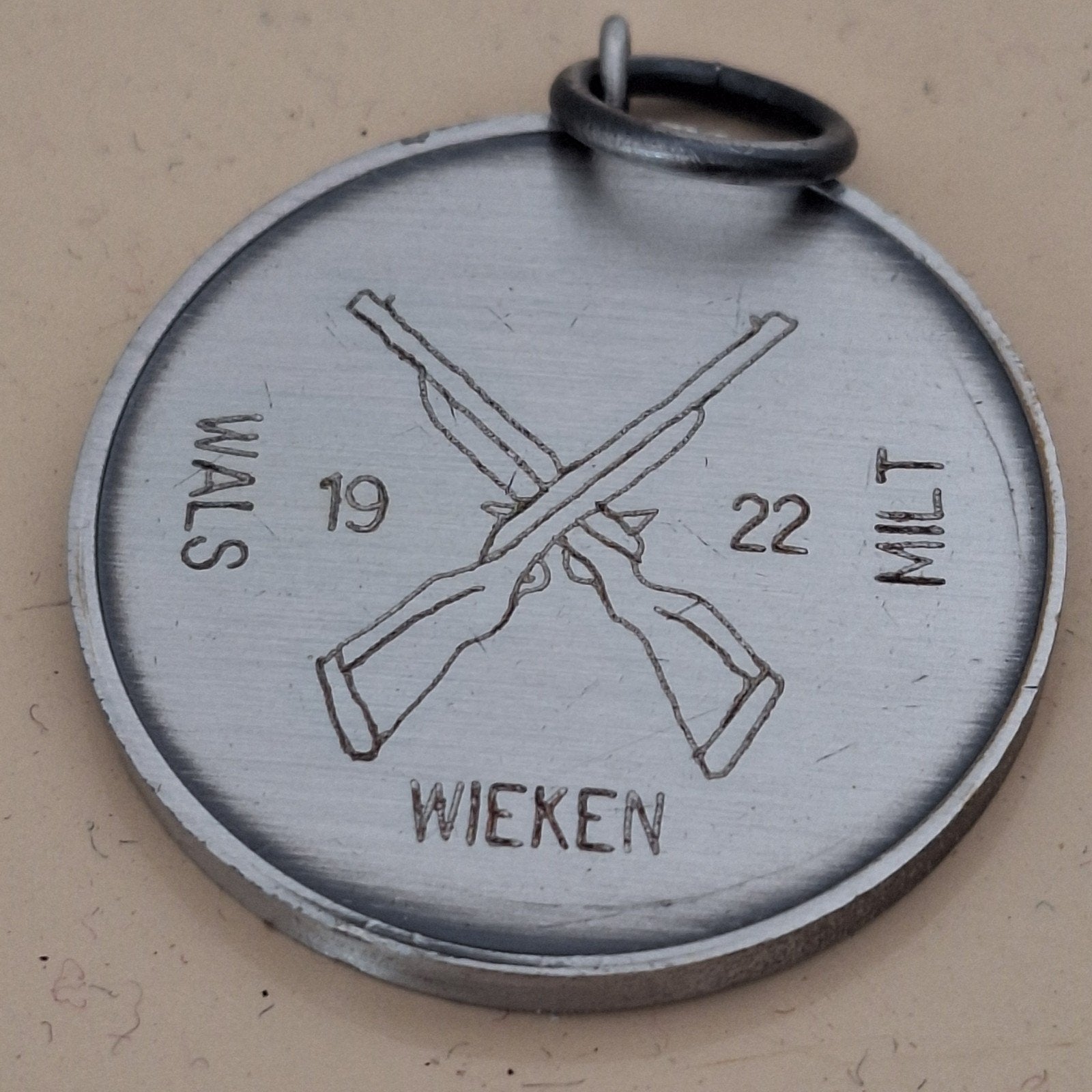 Jubileum penning Wals Wieken Milt Schuttersgilde, Ophalen of Verzenden, Overige materialen