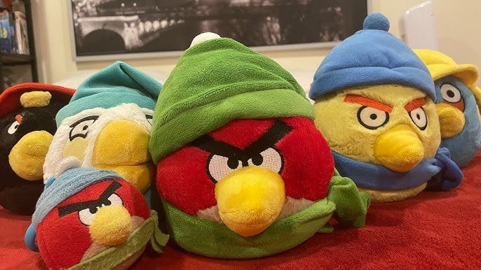 Gezogd deze angry birds knuffels, Kinderen en Baby's, Speelgoed | Knuffels en Pluche, Ophalen of Verzenden, Zo goed als nieuw