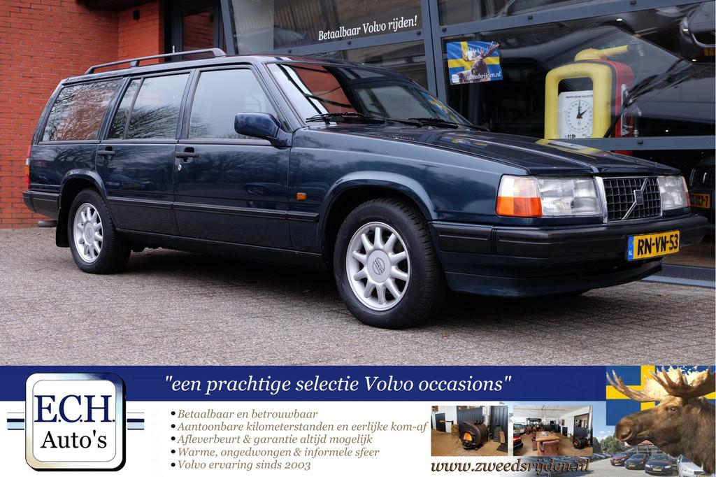 Volvo 940 2.3 135 pk Comfort-Line, Elektr. stoel (bj 1997), Met garantie (alle), Leder en Stof, Origineel Nederlands, Handgeschakeld