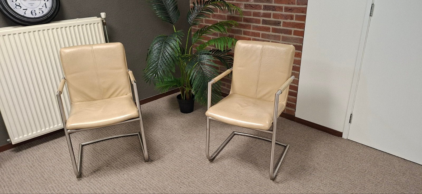Bauhaus stijl vintage stoelen, Ophalen, Gebruikt, Overige kleuren, Vier