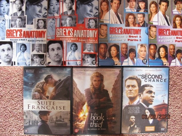 06D2,5: grey'sAnatomy-suiteFrancaise-bookThief-secondChance, Engels, Nederlands, Overige genres, Ophalen of Verzenden