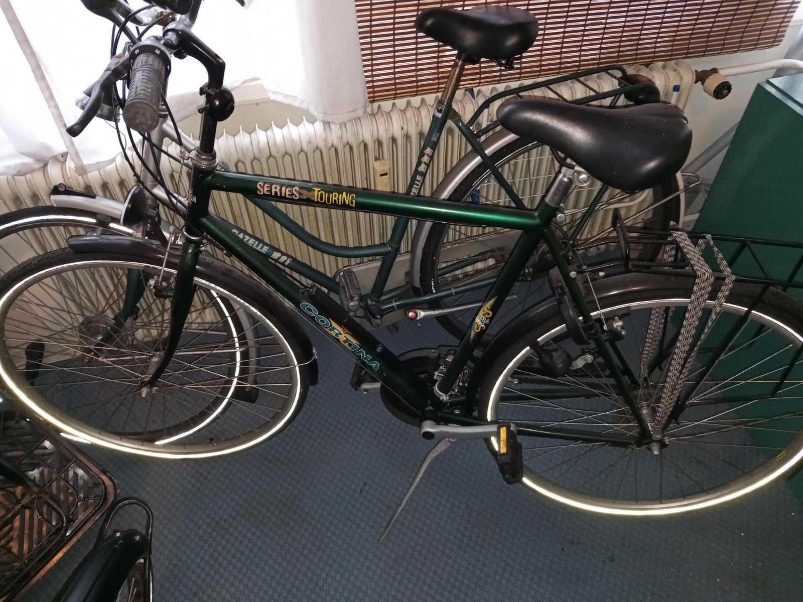 Cortina Series Touring Damesfiets - Groen, Gebruikt, Velgrem, 53 tot 57 cm, Ophalen