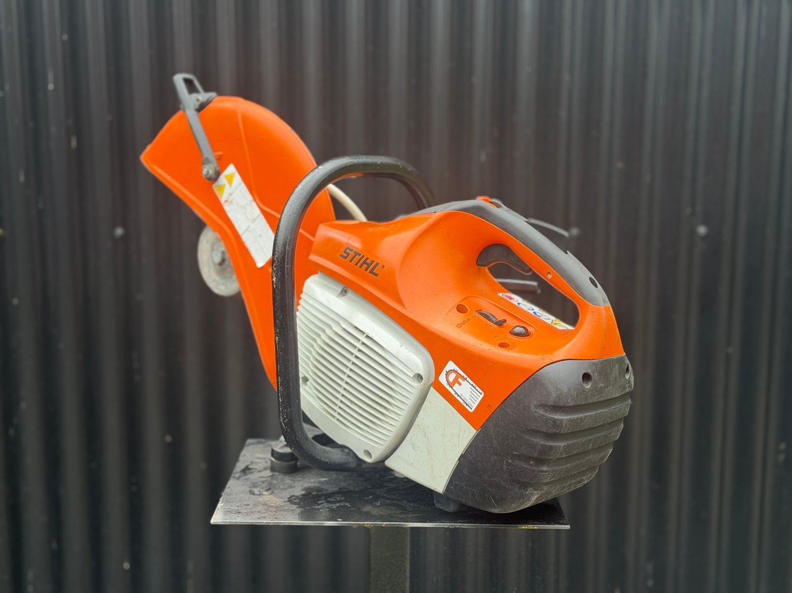 Stihl TS 420 Doorslijper Bandenzaag Steenzaag 350mm kap, Ophalen, Zo goed als nieuw