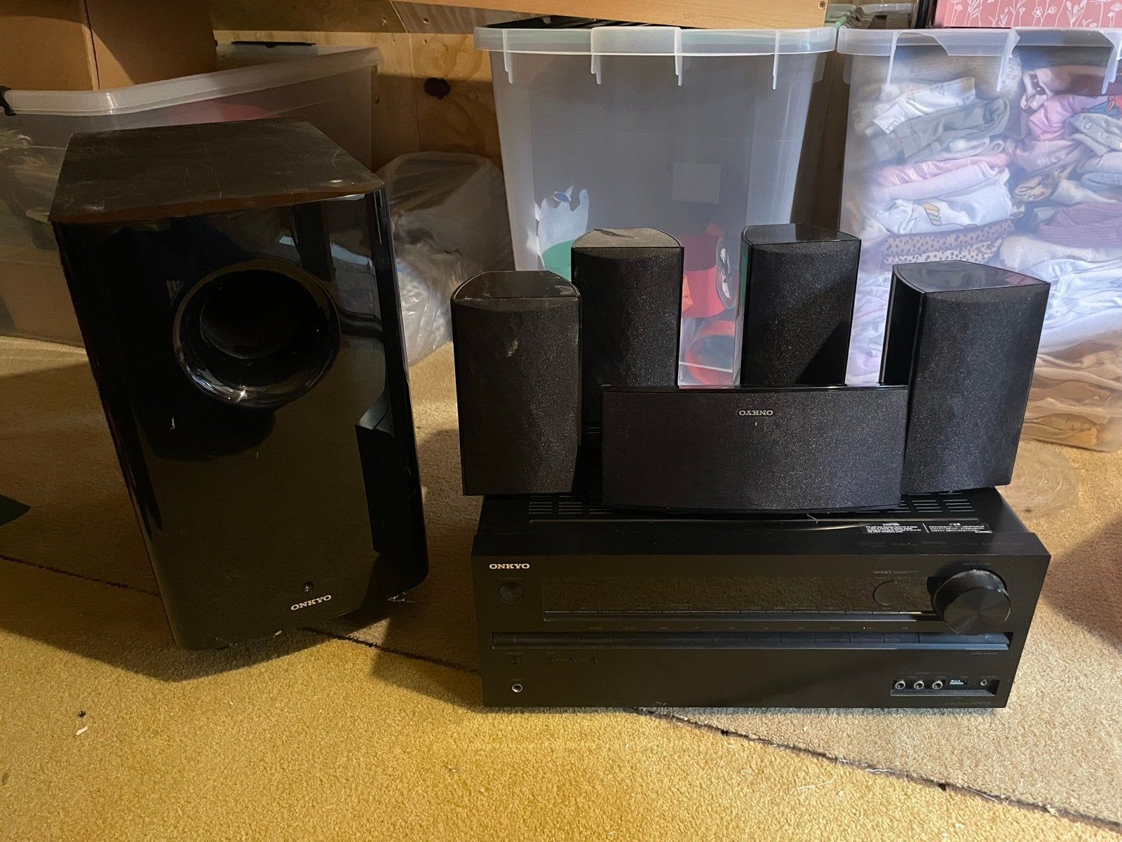 Onkyo HT-R758 Home Cinema Receiver met 5.1 Luidsprekers, Ophalen, Gebruikt, 5.1-systeem, Overige merken
