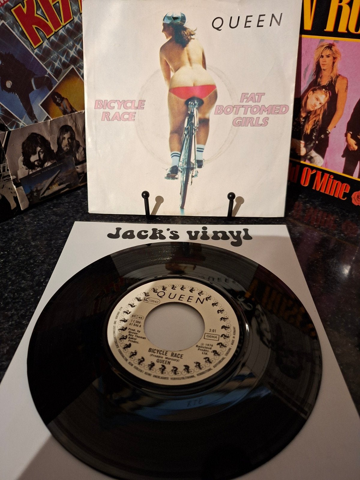 Queen - Bicycle Race / Fat Bottomed Girls 7 inch 1978, Gebruikt, 7 inch, Ophalen of Verzenden, 1970 - 1979