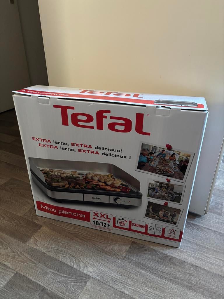 Tefal XXL Bakplaat - Extra Groot Tafelgrill, Ophalen of Verzenden, Vaatwasmachinebestendig, Nieuw, Tafelgrill