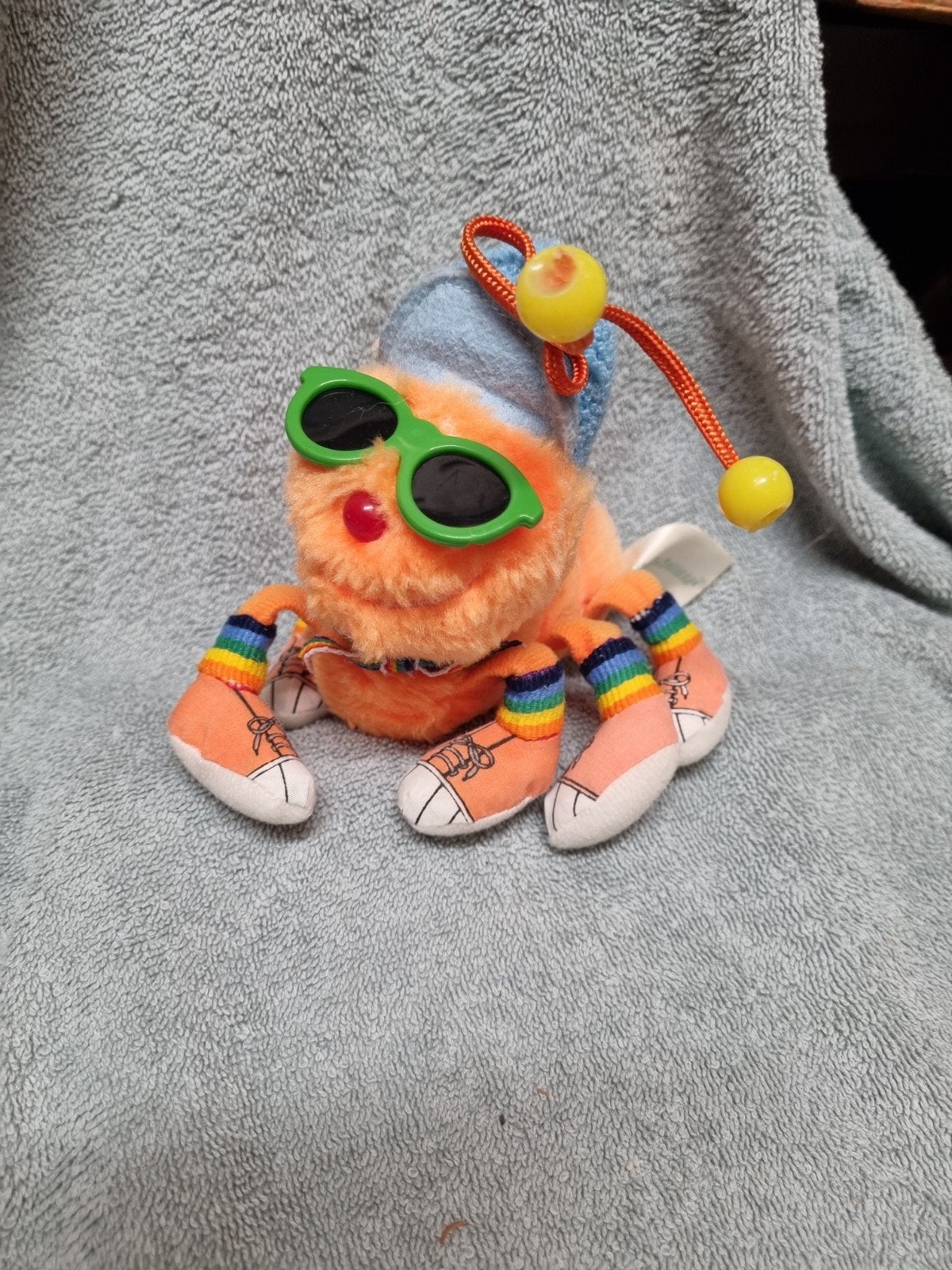 Vitage rups knuffel oranje nr 5, Ophalen of Verzenden, Overige typen