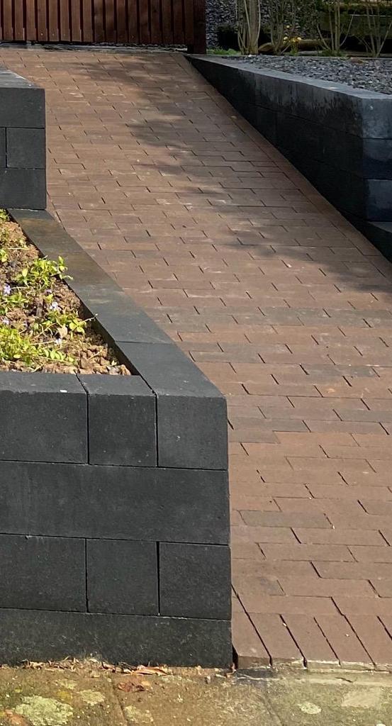 Waalformaat stenen Excluton, Tuin en Terras, Tegels en Klinkers, Ophalen, Zo goed als nieuw, Beton, Klinkers