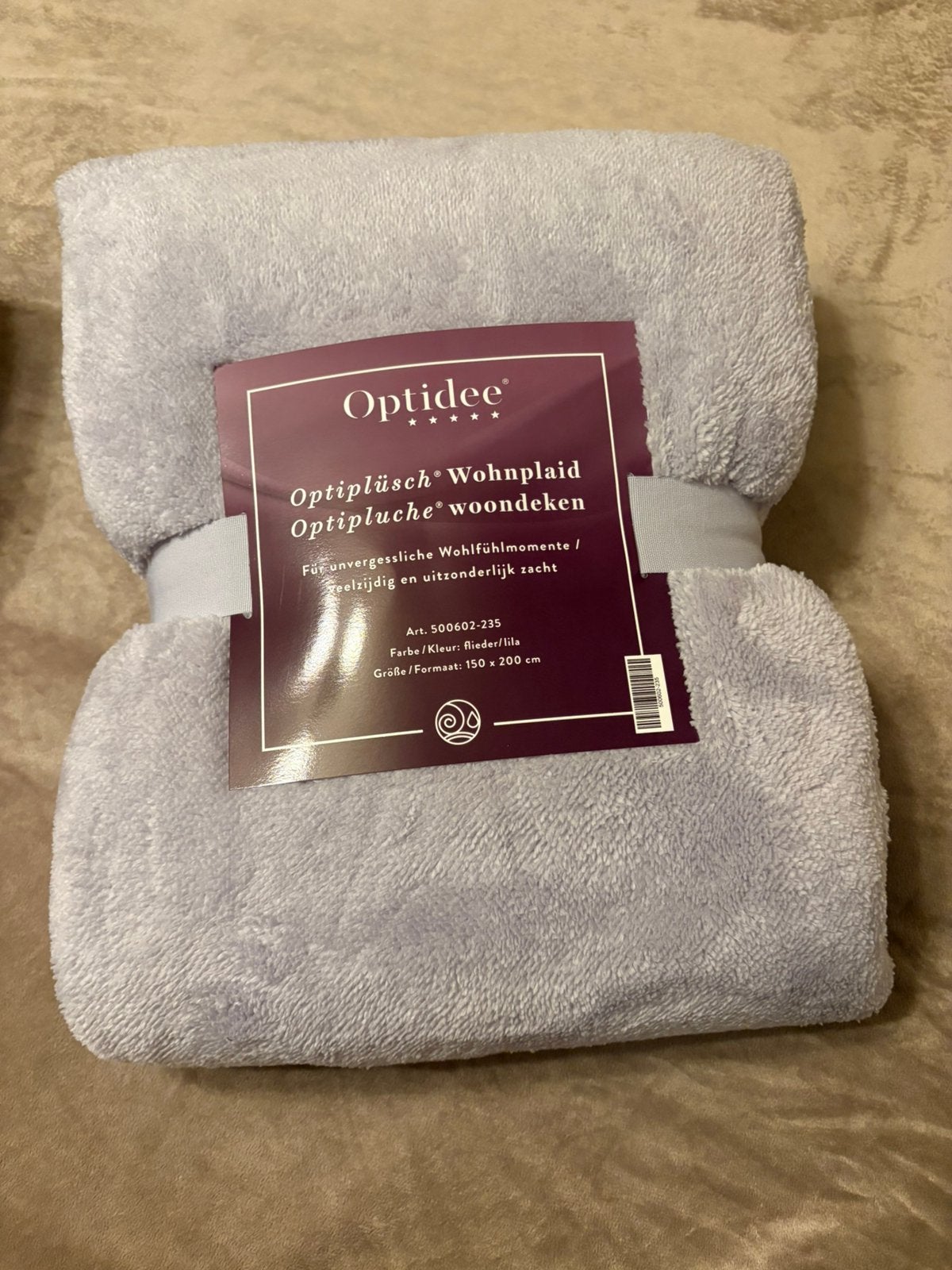 Optidee woondeken, Overige kleuren, Woondeken, Geschikt voor droger, 200 cm