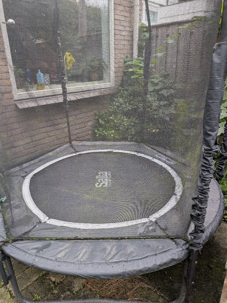 Trampoline gebruikt gratis, Ophalen, Gebruikt