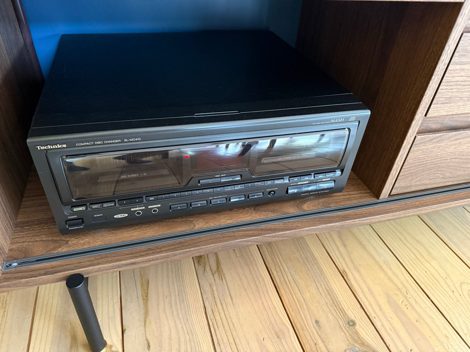 Technics SL-MC410 110 CD Wisselaar met Afstandsbediening, Ophalen, Gebruikt, Technics, Wisselaar