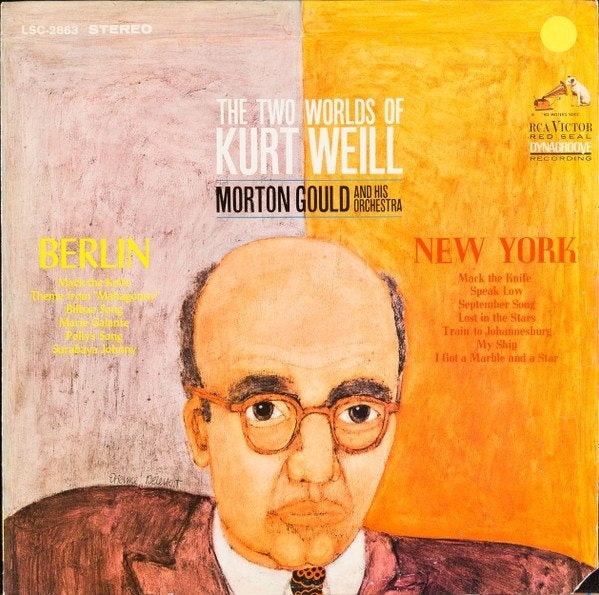 LP Morton Gould Orchestra - Two Worlds Of Kurt Weill 1966, Gebruikt, Overige typen, Ophalen of Verzenden, Romantiek