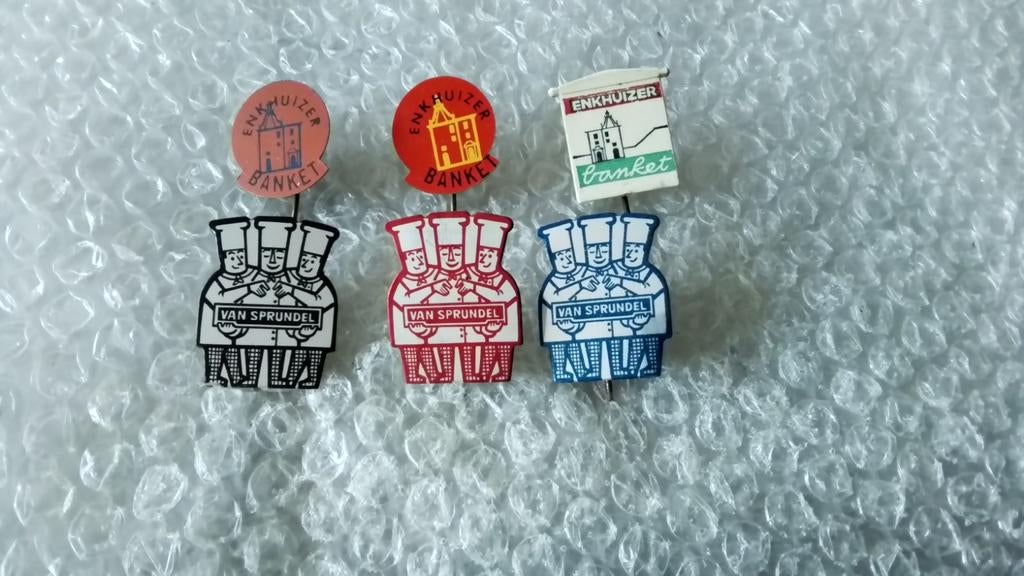 6 verschillende speldjes koek, Ophalen of Verzenden, Zo goed als nieuw, Overige onderwerpen