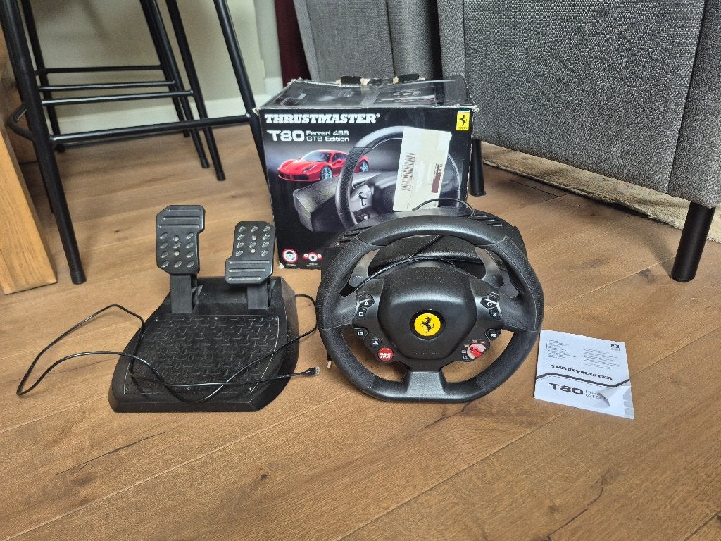 Game stuur Ferrari, Ophalen, 1 speler, Racen en Vliegen, Zo goed als nieuw