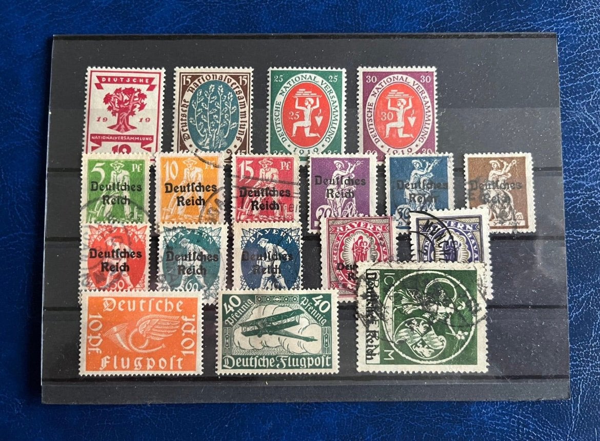 Postzegels Duitse Rijk kavel 1, Postzegels en Munten, Ophalen of Verzenden, Duitse Keizerrijk
