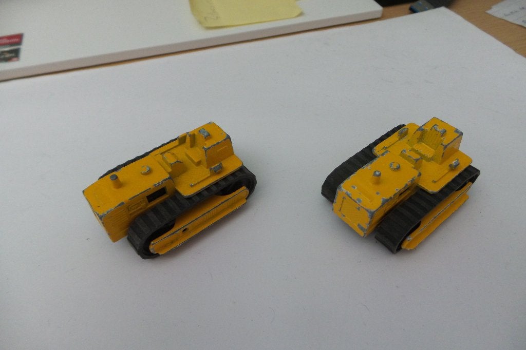 majorette bulldozers, Hobby en Vrije tijd, Modelauto's | 1:87, Ophalen of Verzenden, Gebruikt, Hijskraan, Tractor of Landbouw