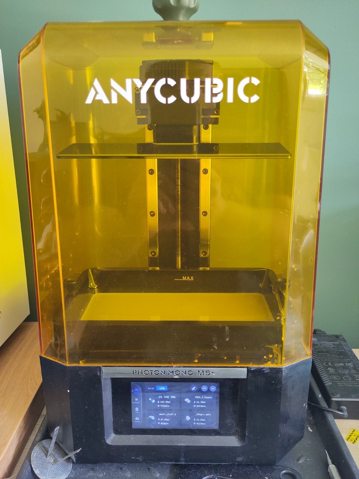 Anycubic Photon Mono M5s 3D printer - Resin, Ophalen, Gebruikt, Ingebouwde Wi-Fi, Resin/Hars