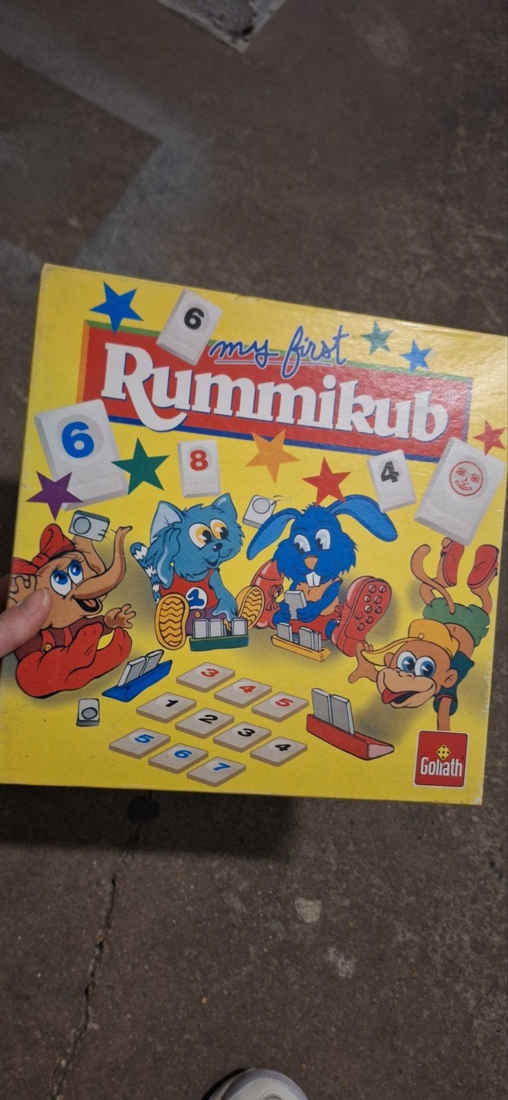 My First Rummikub - Educatief cijferspel voor kinderen, Drie of vier spelers, Ophalen of Verzenden, Gebruikt, Goliath