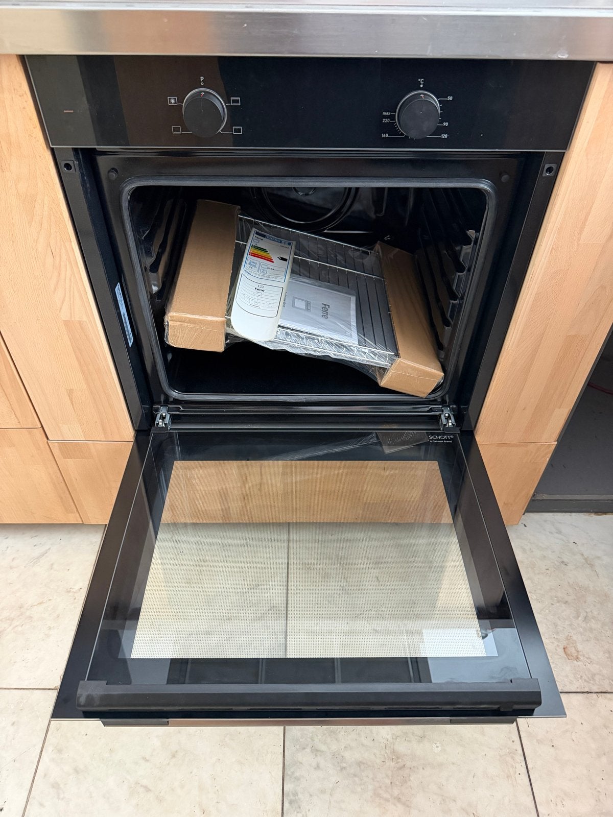 Ferre XE61CS Inbouwoven - Nieuwstaat, Ophalen, Overige merken, Oven, Zo goed als nieuw