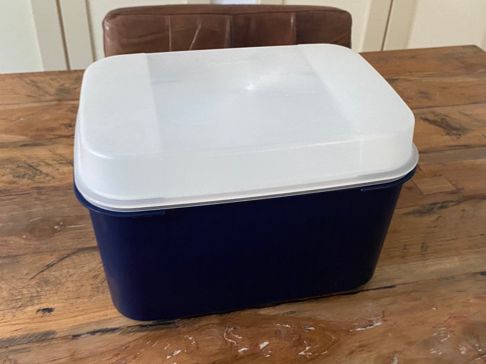 Tupperware sorteer bak, Huis en Inrichting, Keuken | Tupperware, Bewaardoos, Blauw, Ophalen of Verzenden, Zo goed als nieuw