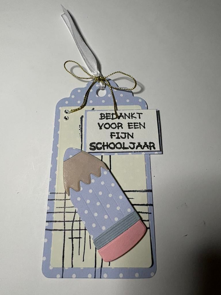 Carlijn design label bedankt voor een fijn schooljaar 4, Ophalen of Verzenden, Zo goed als nieuw, Overige thema's