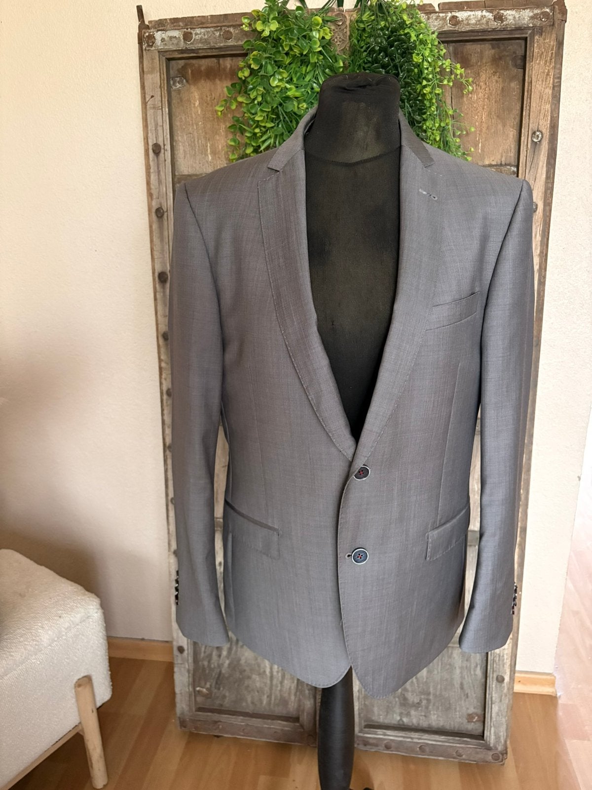 Van Gils Elise 1001 traveling tailoring colbert mt 24/48, Ophalen of Verzenden, Zo goed als nieuw, Maat 48/50 (M), Grijs