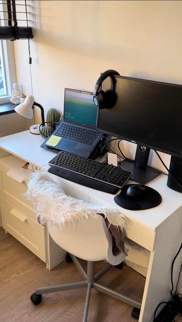 Ikea Brimnes bureau of kaptafel, Ophalen, 120 cm, Scandinavisch, Met lades