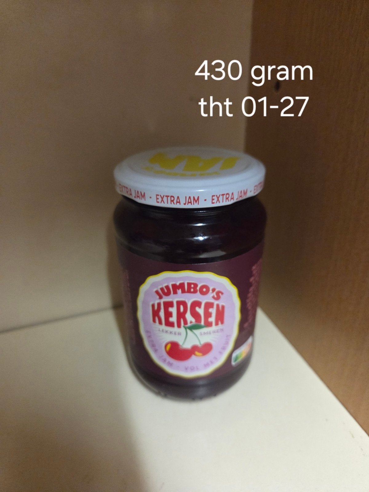 Nieuwe pot kersenjam, Ophalen of Verzenden