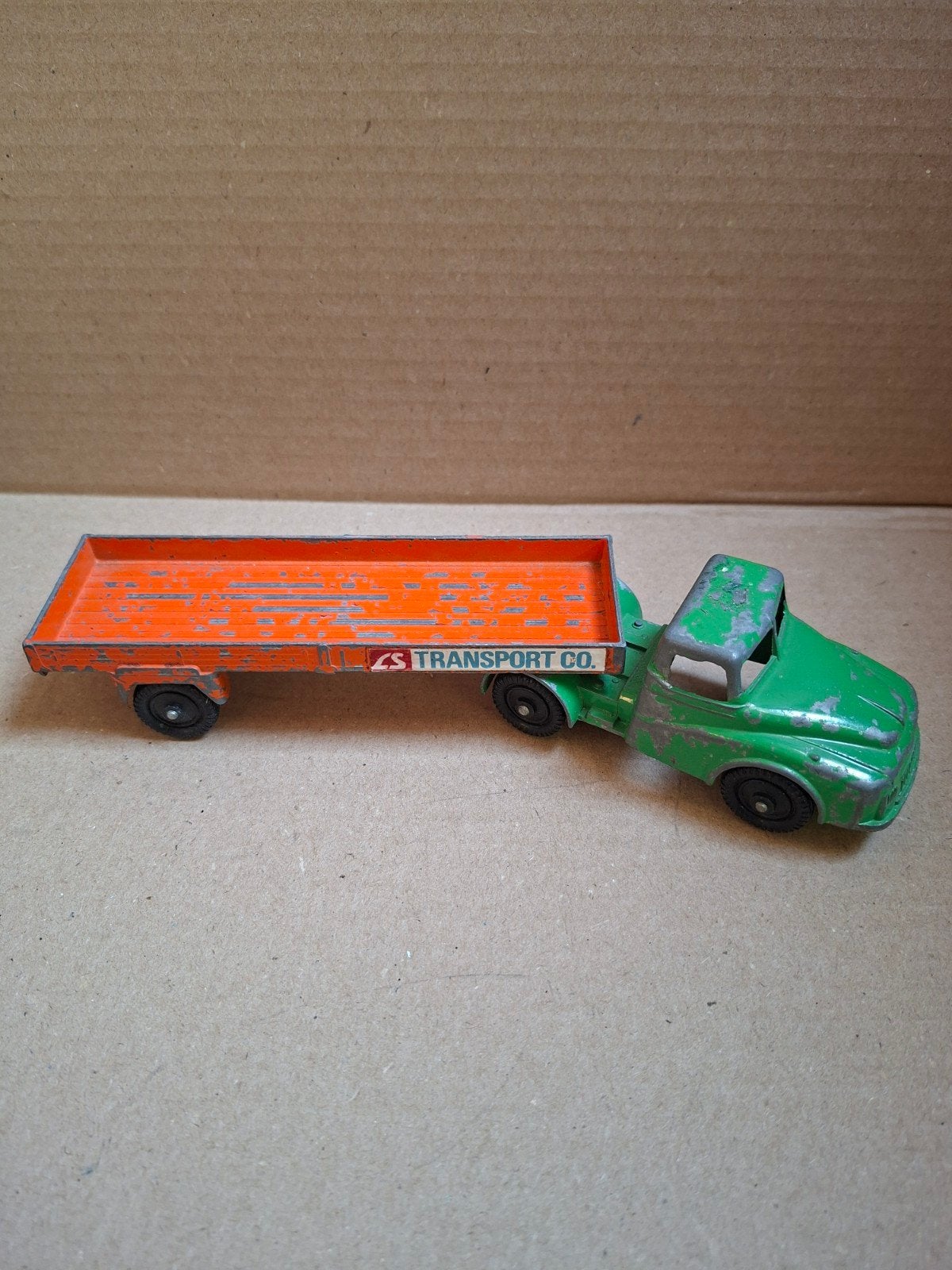 Lone Star vrachtwagen met aanhanger - Vintage speelgoed, Ophalen of Verzenden, Gebruikt, Bus of Vrachtwagen, Overige merken