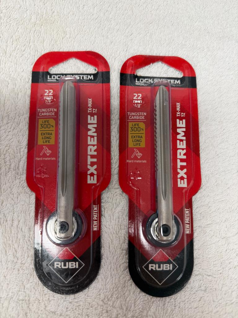 Nieuwe RUBI Extreme TX-MAX TZ snijwieltjes /  22 mm 2 stuks, Verzenden, Nieuw
