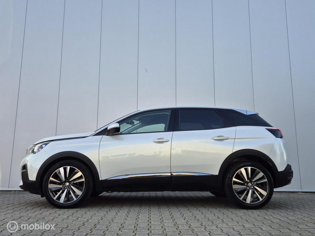 PEUGEOT 3008 1.2 PURETECH ALLURE/LEDER/LED/19''LMV/PARELMOER, Voorwielaandrijving, Gebruikt, 1199 cc, Wit