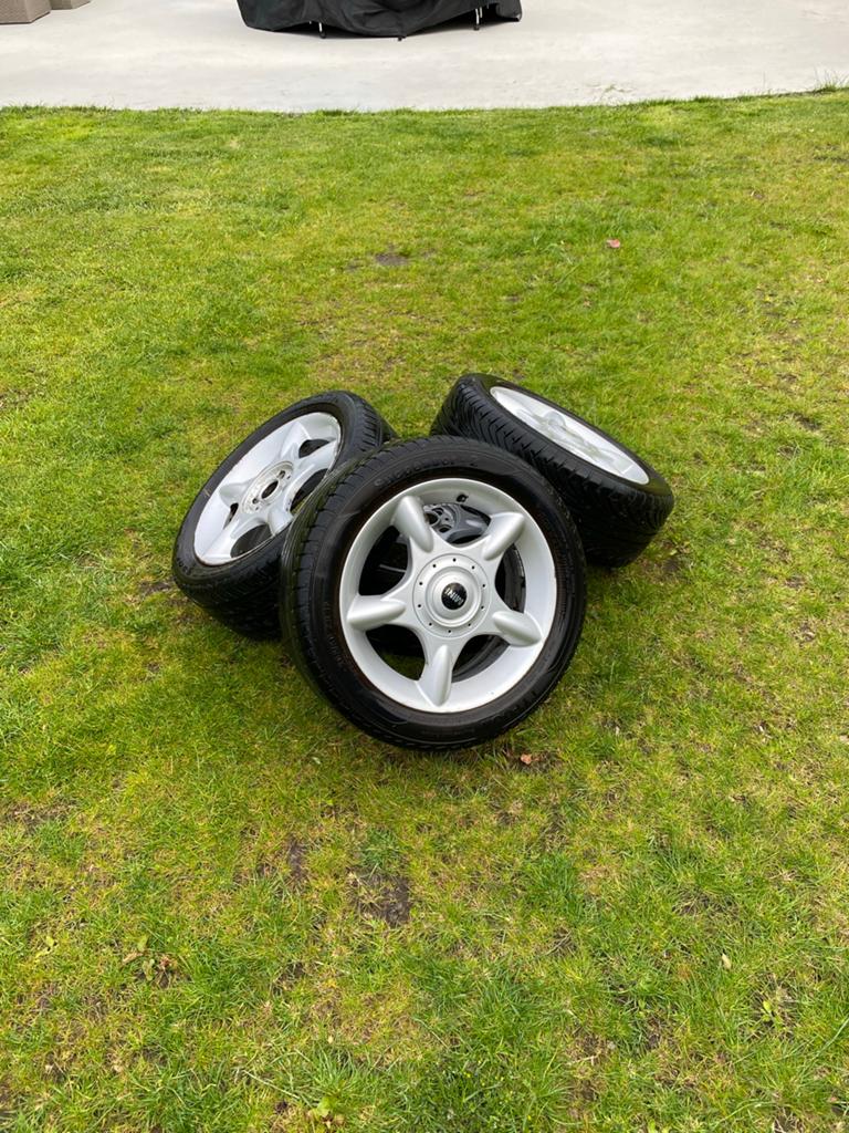 Aluminium velgen - mini, Ophalen, Gebruikt, 15 inch, 175 mm