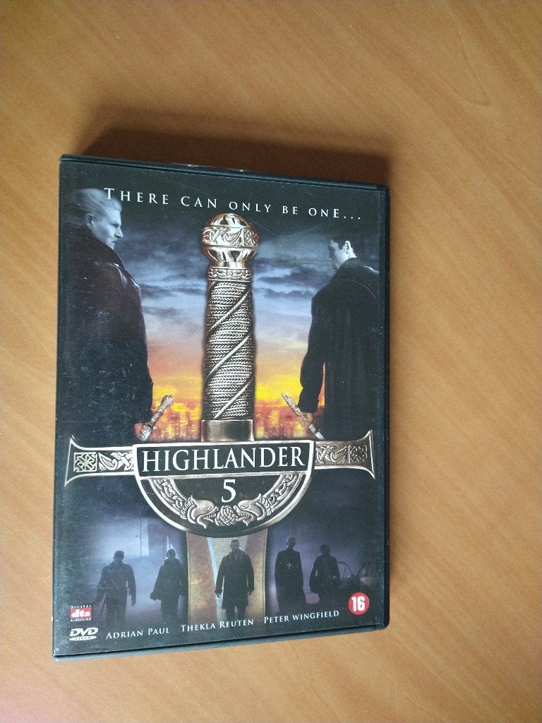 DVD Highlander 5, Cd's en Dvd's, Vanaf 16 jaar, Ophalen of Verzenden, Zo goed als nieuw