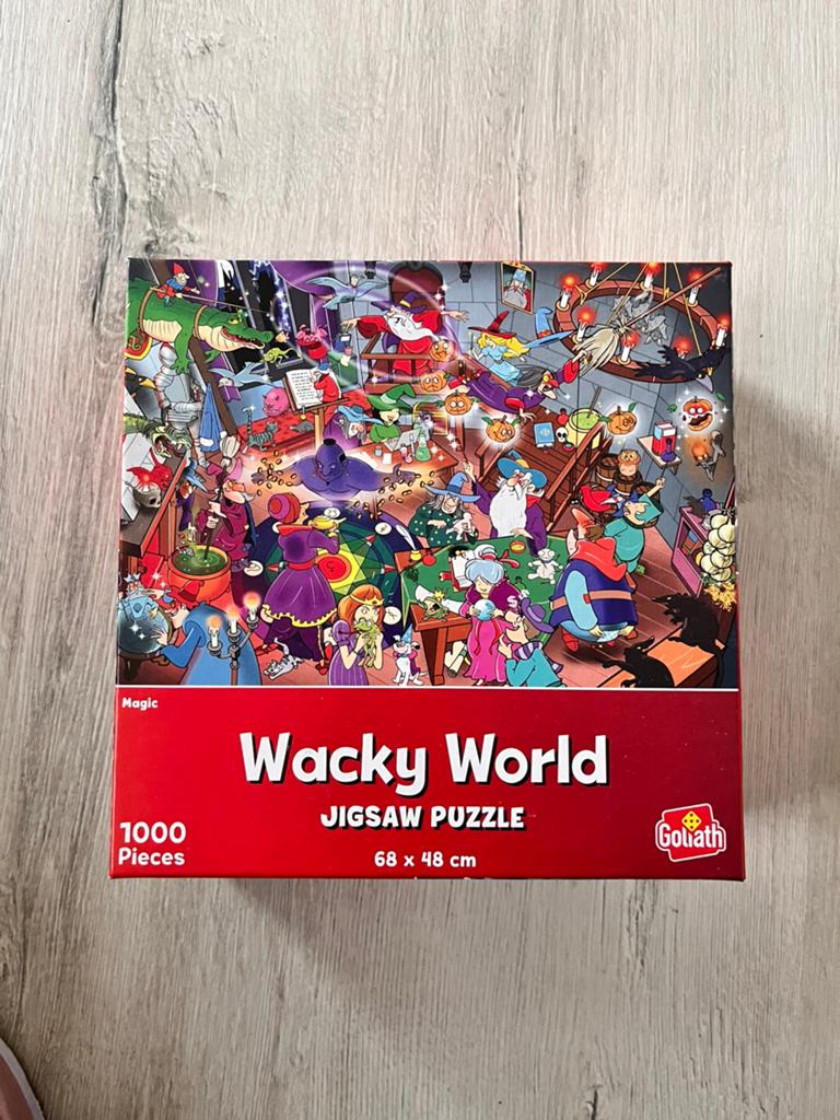 Puzzel Wacky World 1000 stuks magic - Compleet, Ophalen, 500 t/m 1500 stukjes, Zo goed als nieuw