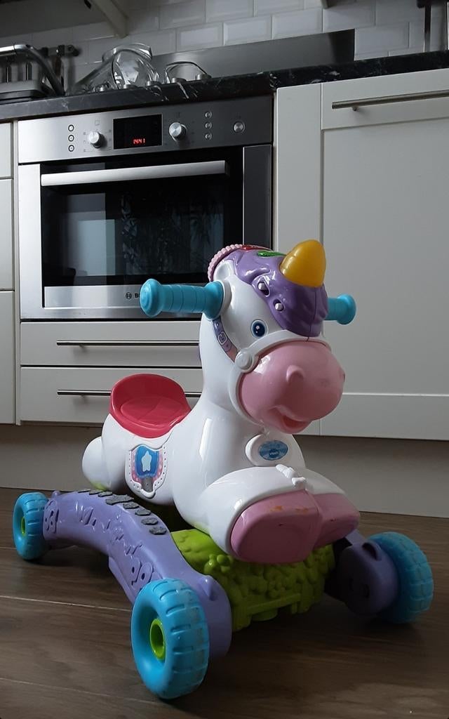 V Tech eenhoorn Hobbelpaard, Kinderen en Baby's, Speelgoed | Vtech, Ophalen, Zo goed als nieuw