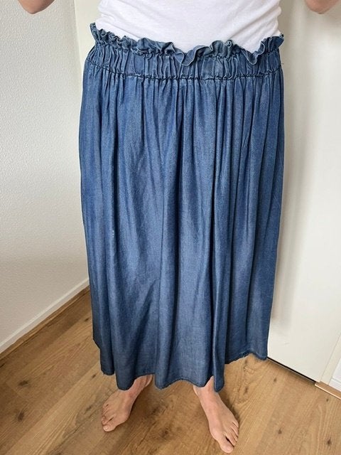 Jeans rok soepel vallende zachte stof, Kleding | Dames, Maat 38/40 (M), JOL, Blauw, Ophalen of Verzenden