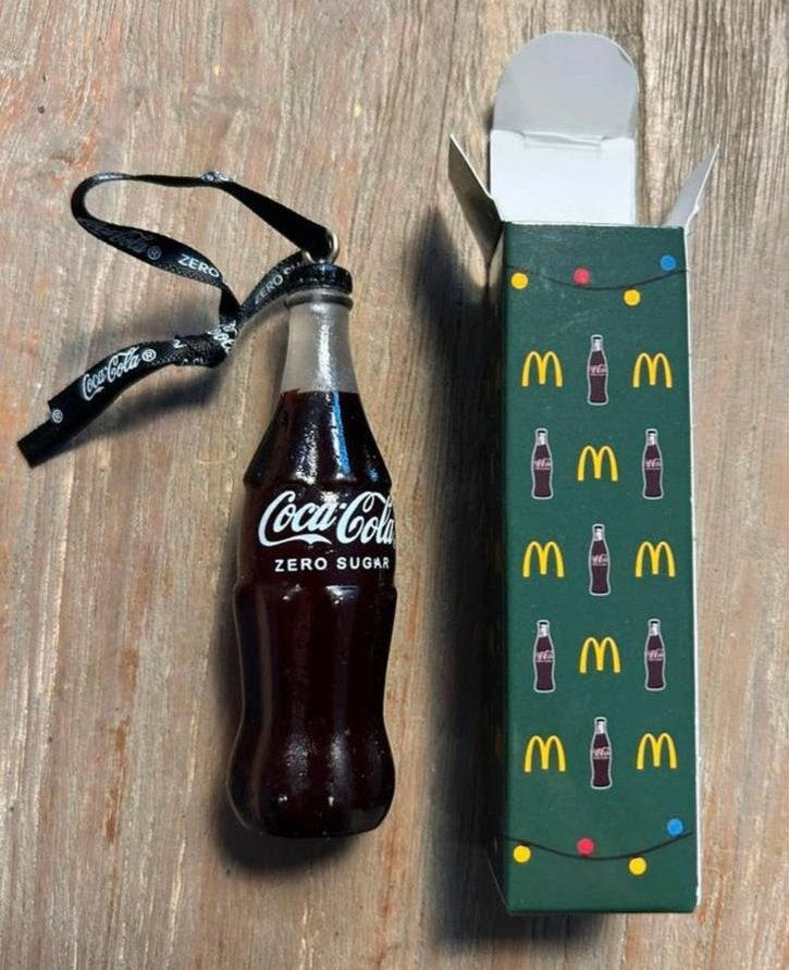 Coca-Cola Zero Sugar McDonald's Kerstornament, Verzamelen, Merken en Reclamevoorwerpen, Nieuw, Gebruiksvoorwerp, Ophalen of Verzenden