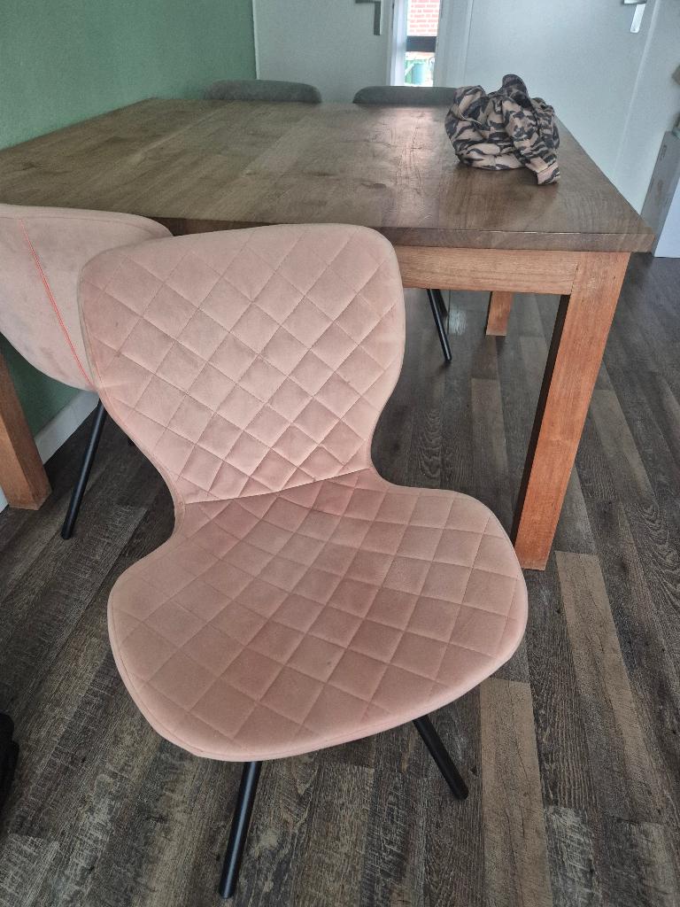 Eetkamerstoelen 4 stuks, Ophalen, Gebruikt, Overige kleuren, Vier