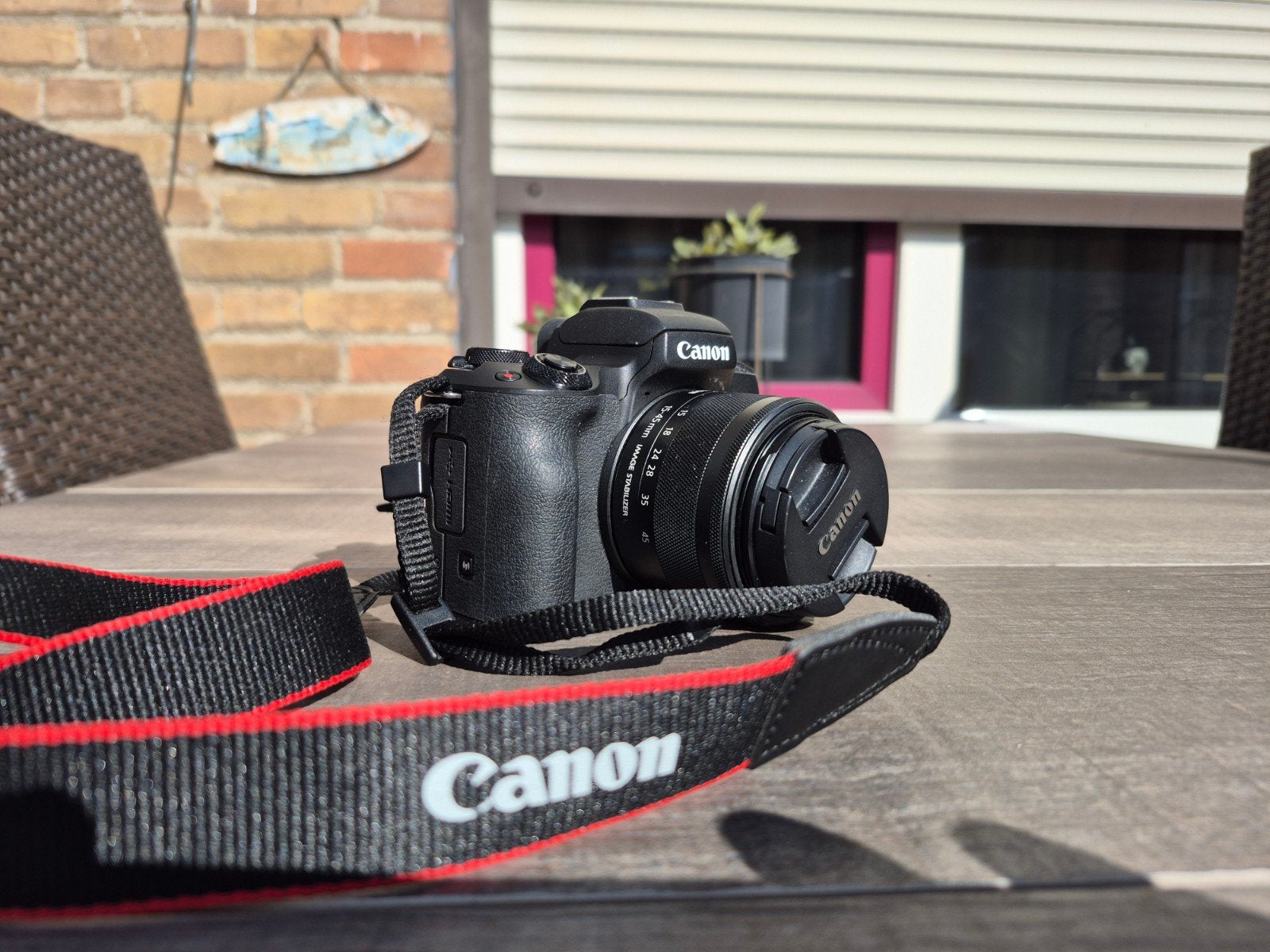 Canon EOS M50 Mark II met 15-45mm lens en accessoires, Bluetooth, Canon, Ophalen of Verzenden, Zo goed als nieuw