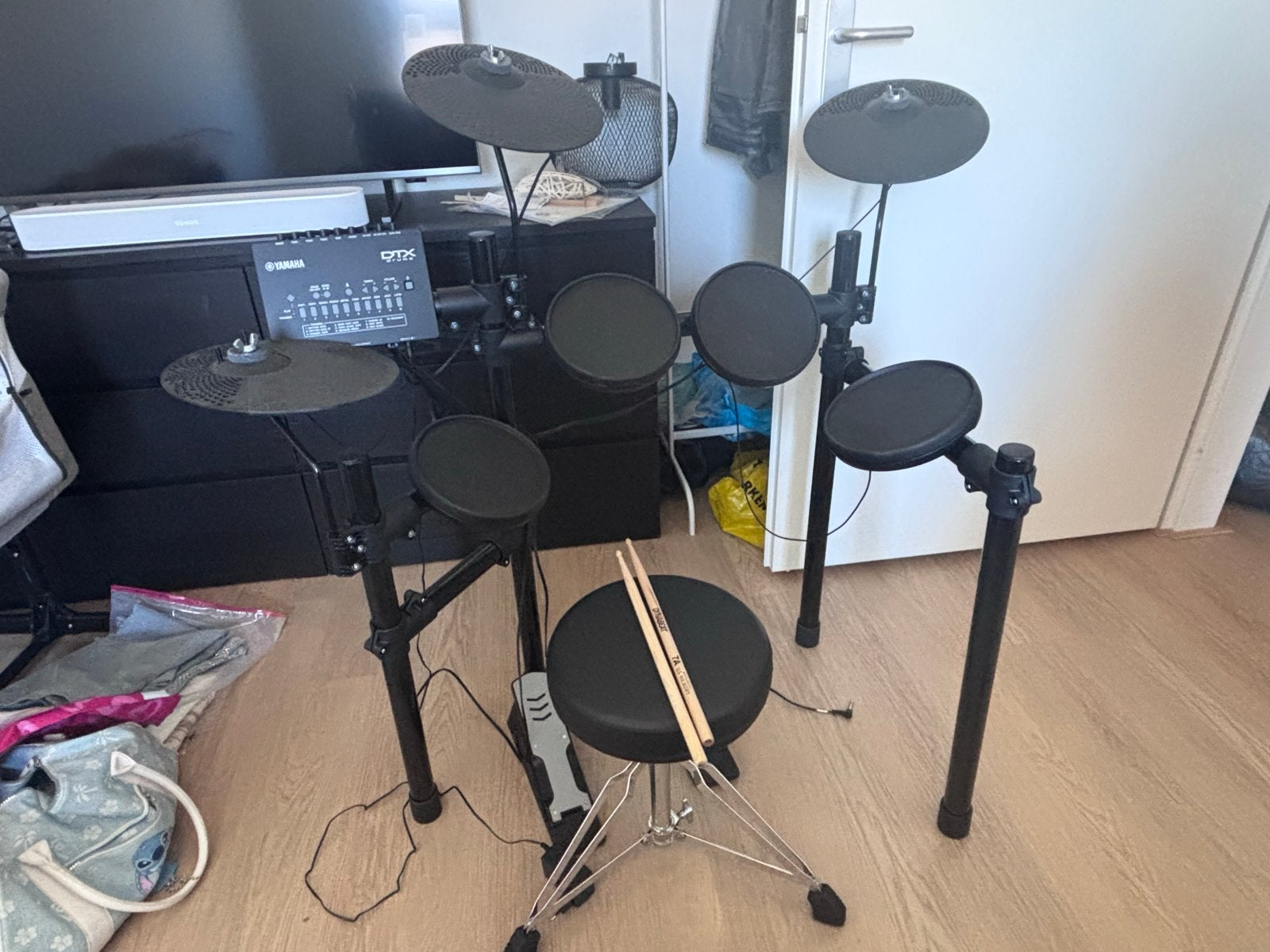 Yamaha DTX402K elektronisch drumstel (januari 2025), Ophalen, Zo goed als nieuw, Yamaha, Elektronisch