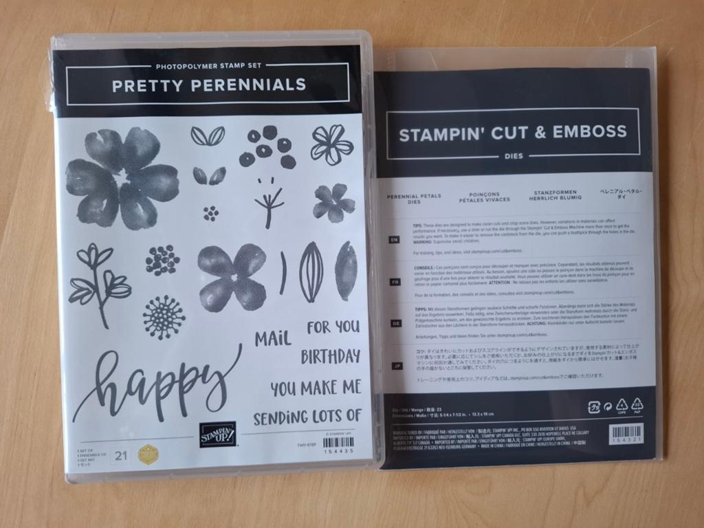 Stampin Up Pretty Perennials, Verzenden, Zo goed als nieuw, Overige thema's