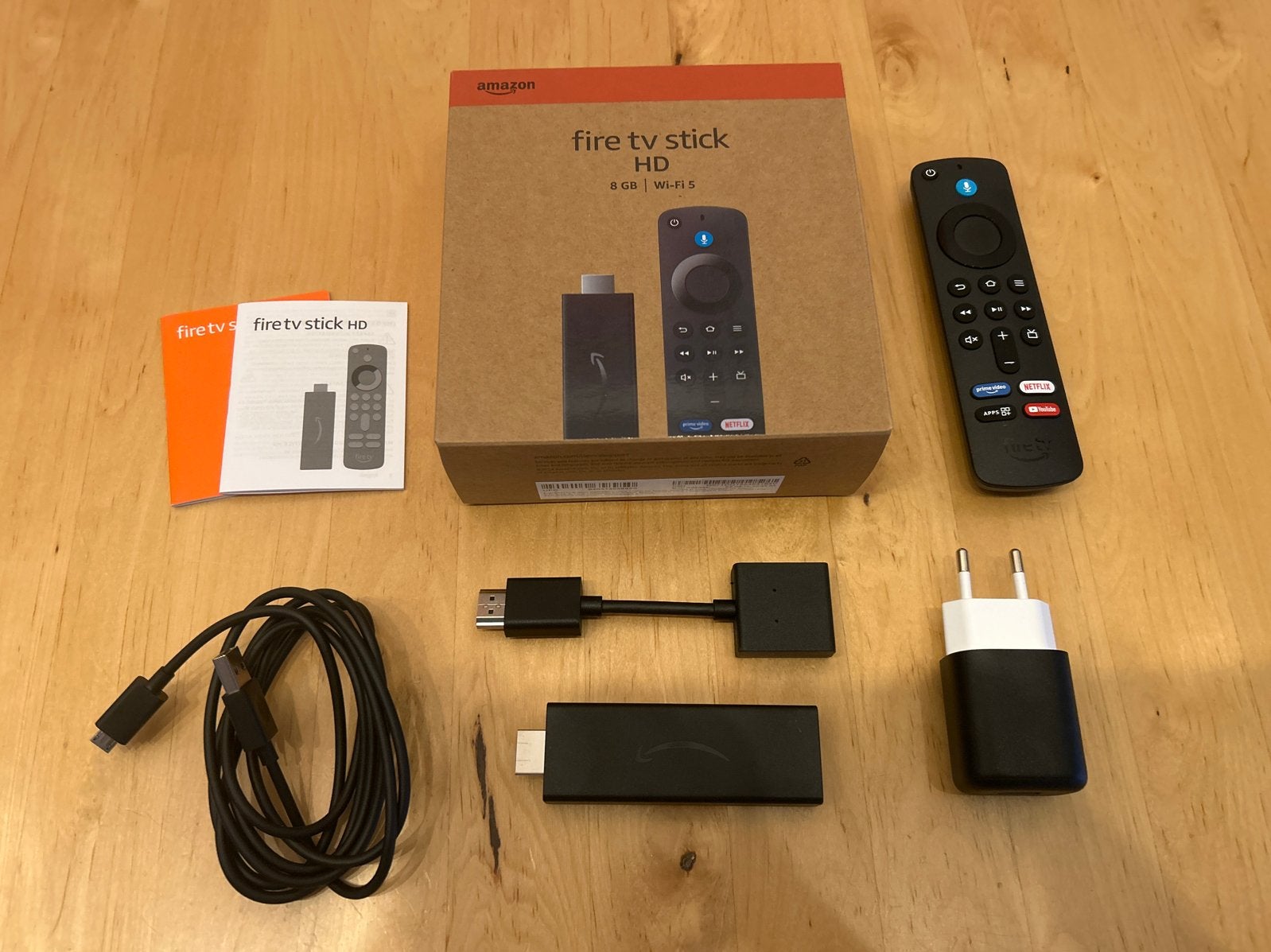 Amazon Fire TV Stick HD 8 GB Wi-Fi 5, Ophalen of Verzenden, Zo goed als nieuw, HDMI, Minder dan 500 GB