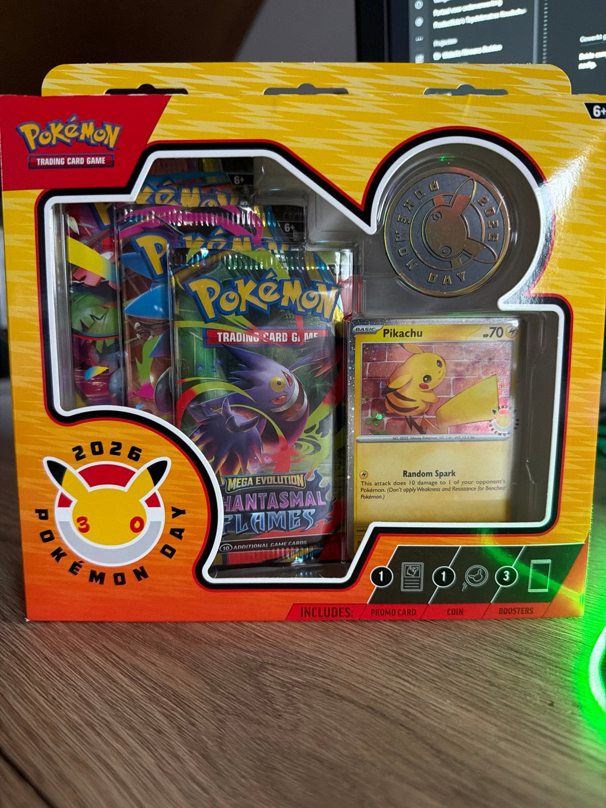 Pokémon Day 2026 Box met Pikachu Promo en Boosters, Ophalen, Nieuw, Overige typen