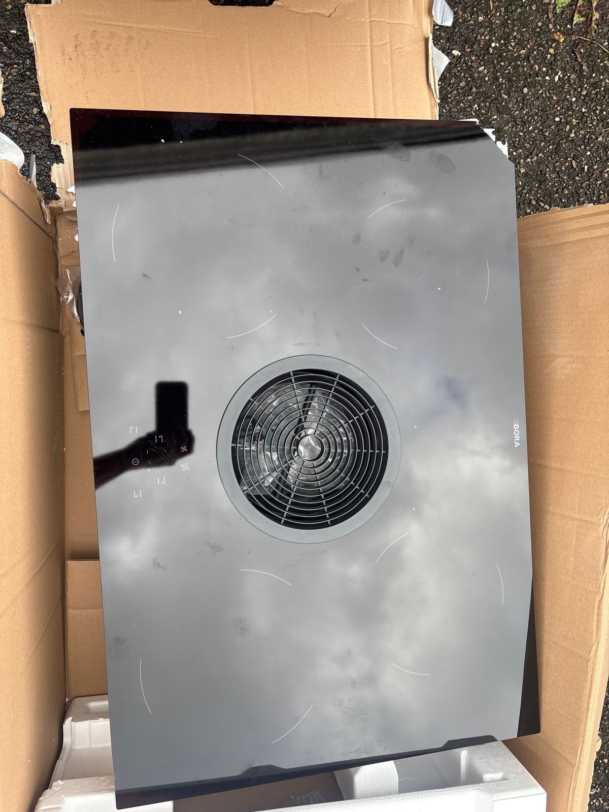 Bora GP4U Inductiekookpl glasplaat defect verder nieuw, Witgoed en Apparatuur, Kookplaten, Nieuw, Inbouw, Inductie, 4 kookzones