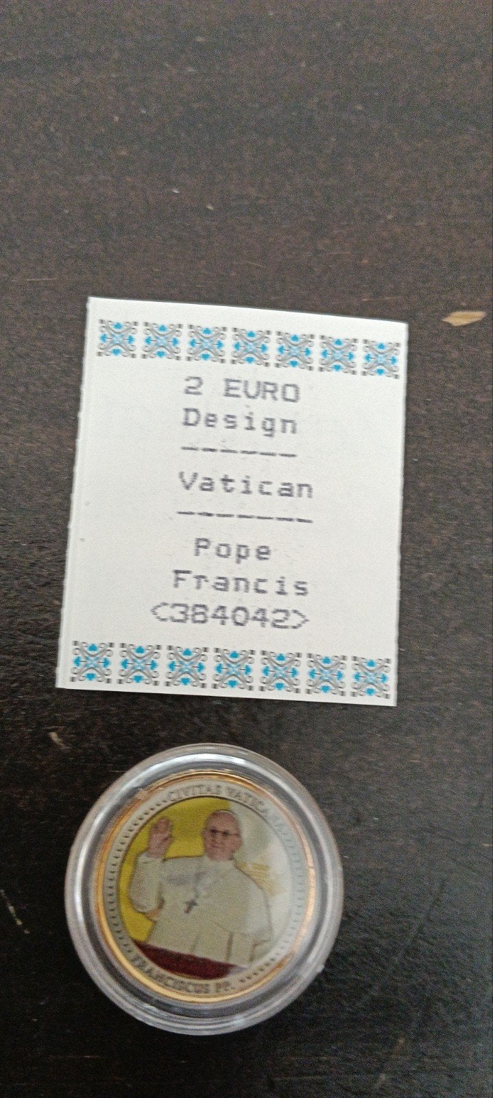 2 Euro Vaticaan Paus Franciscus Munt, Ophalen of Verzenden, Vaticaanstad, 2 euro, Losse munt