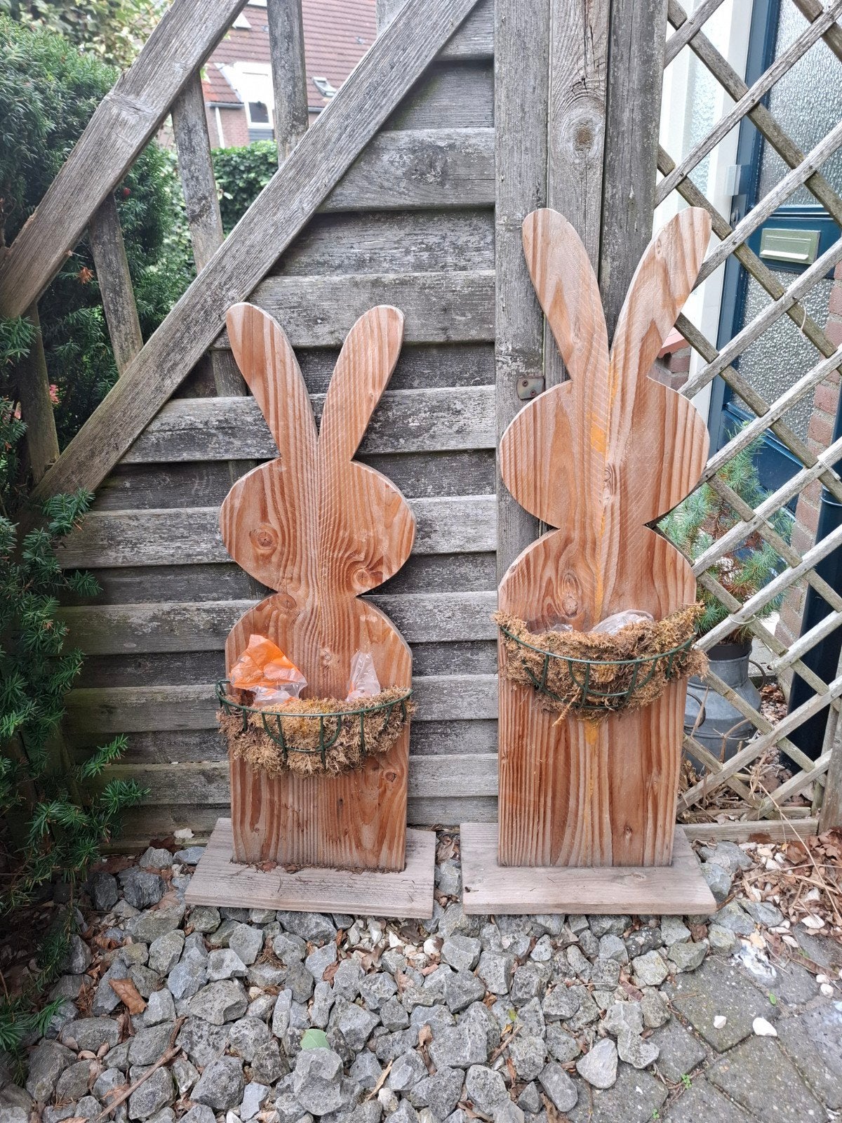 hazen van  hout, Tuin en Terras, Tuinbeelden, Ophalen, Gebruikt, Hout, Overige typen