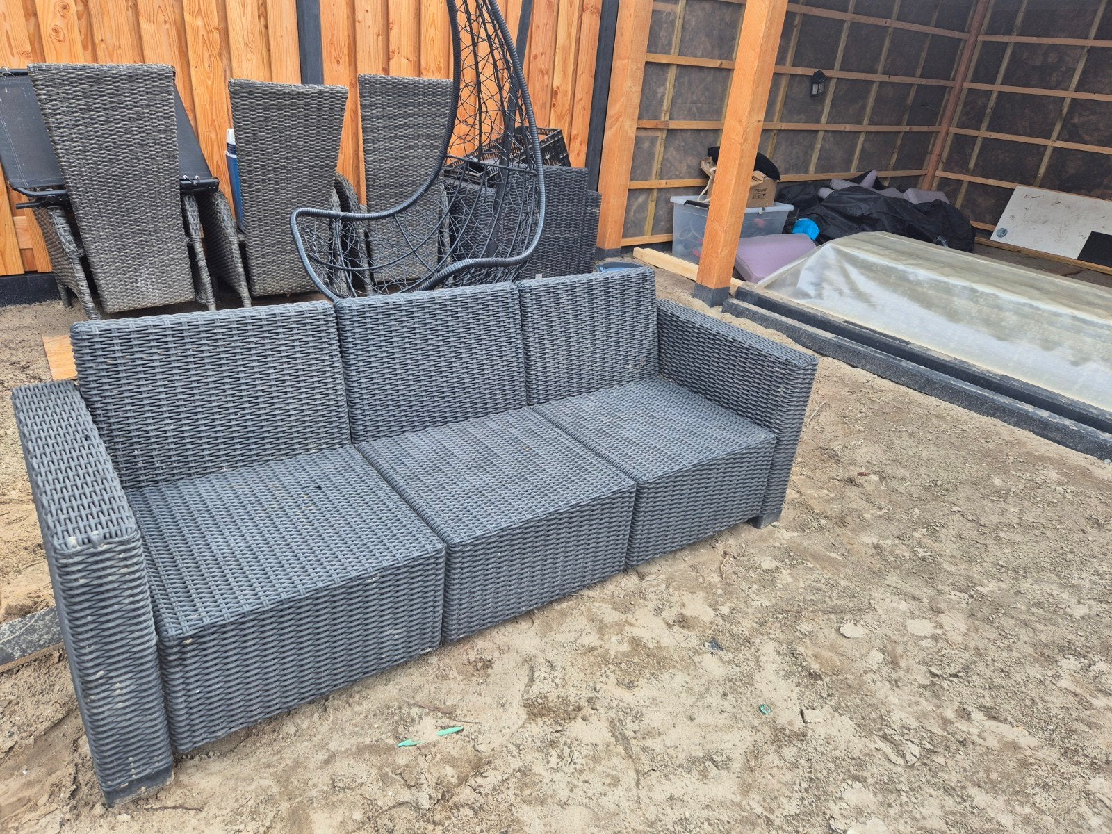loungeset allibert, Ophalen, Gebruikt, Kunststof