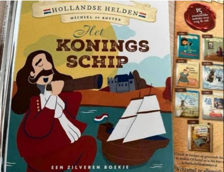 Hollandse Helden 3 - Zilveren Boekje - Het Koningschip, Ophalen of Verzenden, Gelezen